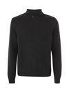 Original Vintage Style Turtleneck Pullover In Black