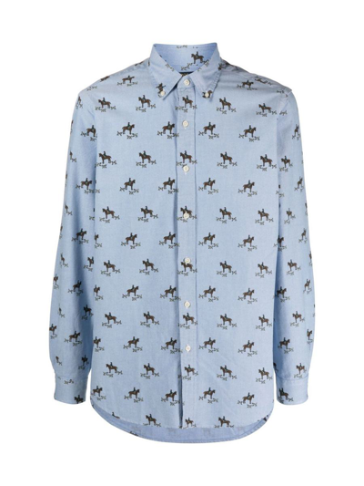 Polo Ralph Lauren Long Sleeve Sport Shirt In Morning Ride