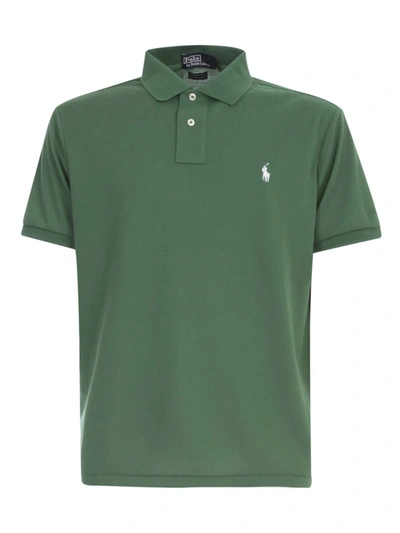 Polo Ralph Lauren Sustainable Mesh Earth Polo In Green