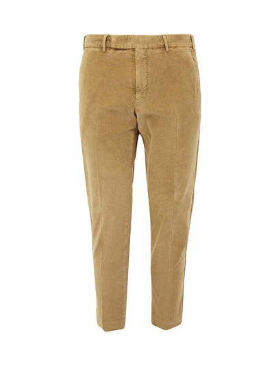 PT01 PT TORINO FLAT FRONT TROUSERS WITH DIAGONAL POCKETS CLOTHING