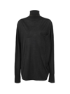 Quira Ribbed-knit Roll Neck Jumper In Black