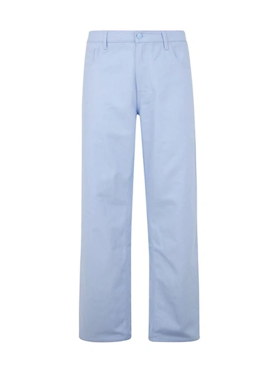 Raf Simons Workwear Jeans In Light Blue