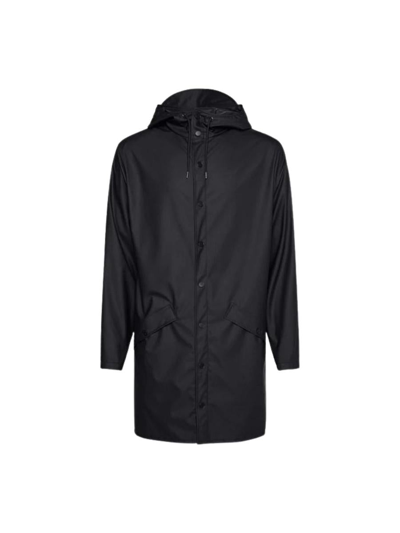 Rains Long Jacket Clothing In Black