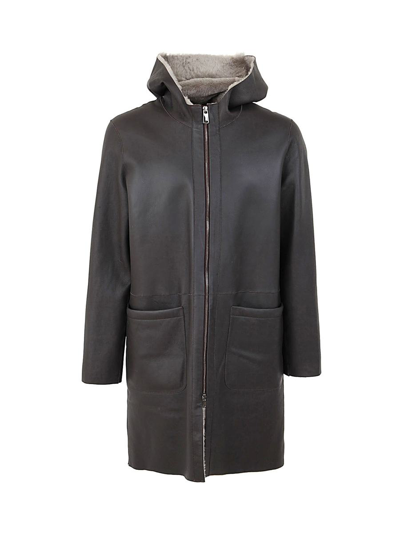 Sword 6.6.44 Shearling Jacket In Brown