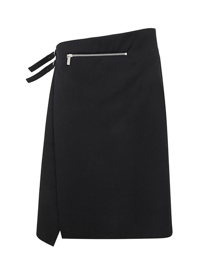 Sapio Wrapover Skirt In Black