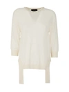 SIMONE ROCHA SIMONE ROCHA LONG SLEEVE JUMPER WITH CUT OUT SIDES, TAILS & EMB CLOTHING