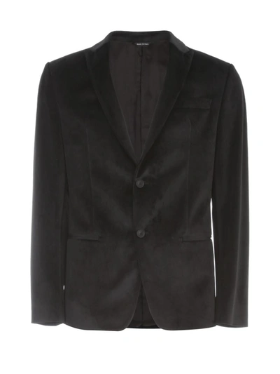 Ungaro Viscose Velvet Jacket Clothing In Black