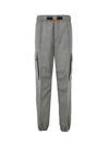 Versace Informal Pant In Pied De Poule Wool In Grey