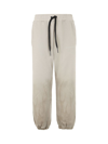 Vision Of Super London Fog Pants With Corrosive Flames In Grey