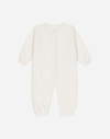 DOLCE & GABBANA LONG-SLEEVED JACQUARD KNIT ONESIE