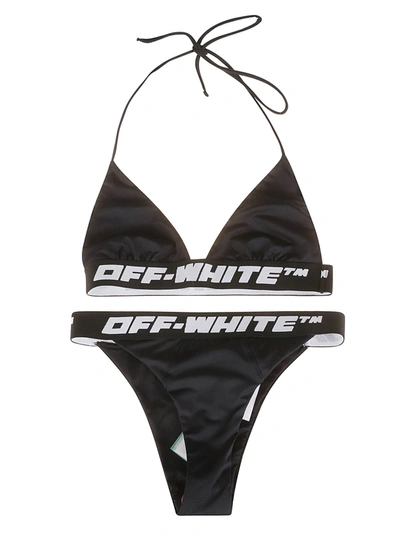 Off-white Logo Band Bikini In Black