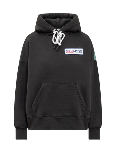 Palm Angels Miami Classic Hoodie In Black