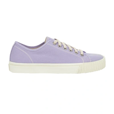 Maison Margiela Tabi Low-top Leather Sneakers In Pink