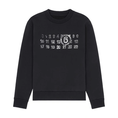 Mm6 Maison Margiela Sweatshirt In Black