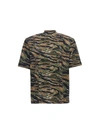 Attico Kilie Camouflage-print T-shirt