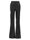 Attico Piaf Leather Flared Trousers