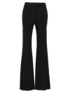 Helmut Lang Cropped Flare Ribbed Pants