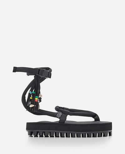 Alanui Gut Suicoke X  Embassy Sandals In Black