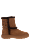 Tod's Winter Rubbers Polish Kate Mon Shoes In Brown