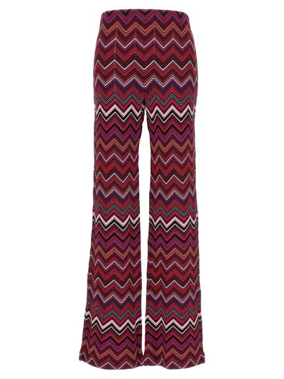 Missoni Synthetic Fibers Trousers In Multicolor