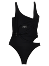 Off-white Off White Meteor One Piece Swimwear In Black