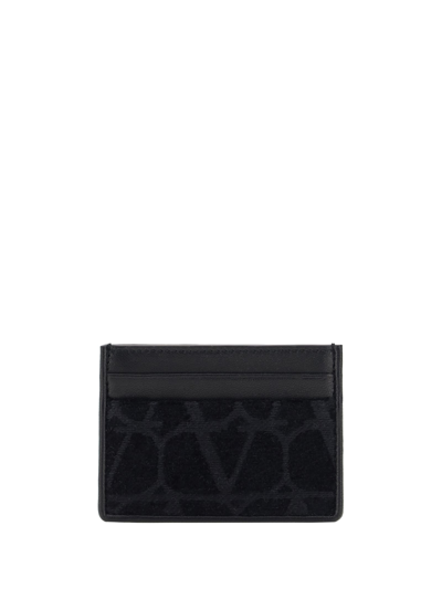 Valentino Garavani Card Holder In Black