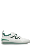 Moncler Pivot Leather Low-top Sneakers In White