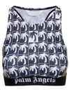 PALM ANGELS PALMS LOGO SPORT BRA