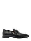 Ferragamo Men's Foster Gancini Bit Loafers In Black