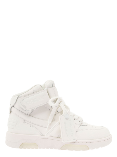Off-white Out Of Office Mid Top Lea In White