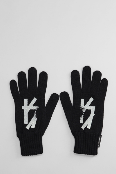 44 Label Group Gloves In Black Wool