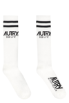 Autry Logo Cotton Blend Socks In White