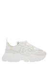 Dolce & Gabbana Daymaster White Leather Sneakers In White
