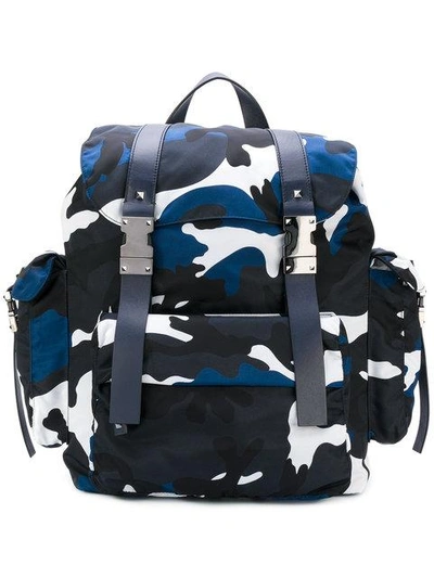 Valentino Garavani Rockstud Camouflage Backpack