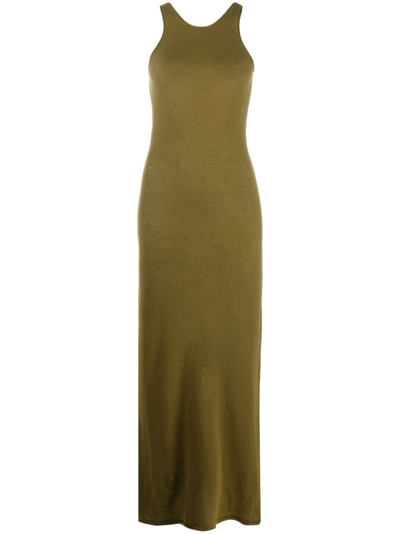 Khaite Maxikleid Jaime Aus Kaschmir In Green