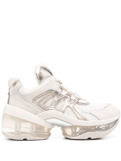 Michael Michael Kors Olympia Extreme Chunky Low-top Trainers In White