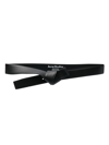 Acne Studios Knot-detail Leather Belt In Black