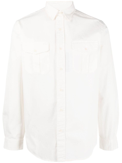 Polo Ralph Lauren Long-sleeve Cotton Shirt In White