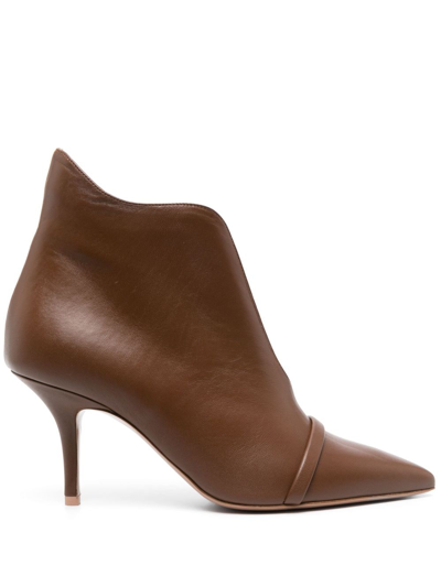 Malone Souliers Cora 70mm Leather Boots In Brown
