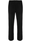 By Malene Birger Mid-rise Straight-leg Tailored Trousers In Black