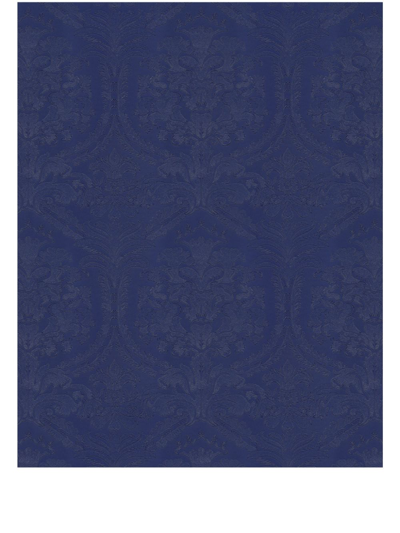 Dolce & Gabbana Monogram Wallpaper In Blue