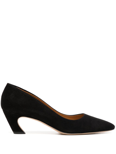 Chloé Oli Leather Pumps In Black