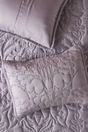 Anthropologie Embroidered Tencel Shams, Set Of 2 By  In Purple Size S2 Qn Sham