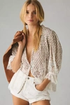 By Anthropologie Victorian Sheer-lace Blouse In Assorted