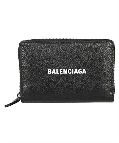 Balenciaga Cash Card Holder In Black