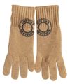 BURBERRY LOGO GRAPHIC CASHMERE BLEND GLOVES