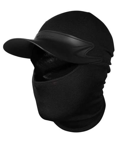 Givenchy Bi-material Balaclava In Black