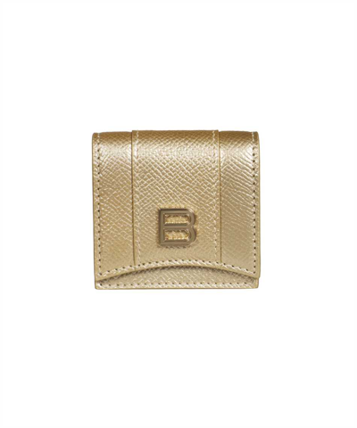 Balenciaga Airpods Pro Case In Gold