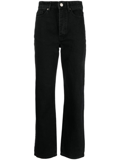 By Malene Birger Black Milium Jeans In 050 Black