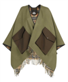 BURBERRY SOLID PONCHO